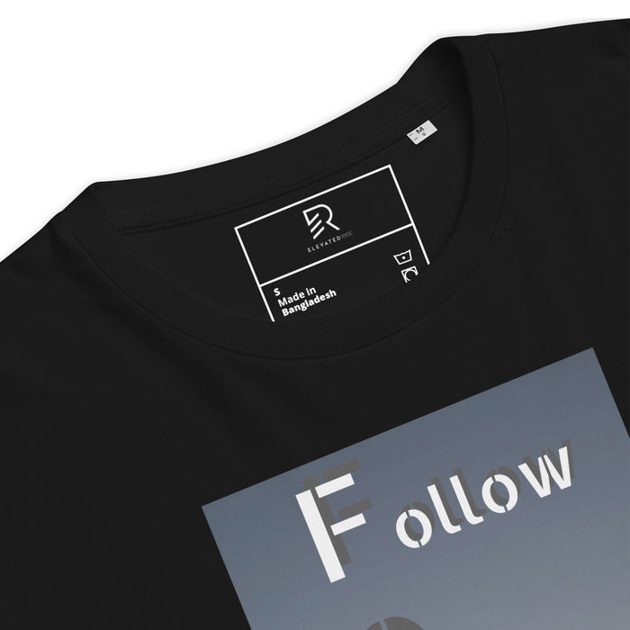 Women's Organic Black Cotton T-Shirt - Focus Success