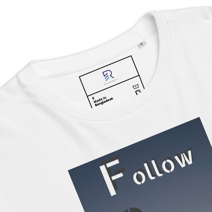 Women's Organic White Cotton T-Shirt - Focus Success