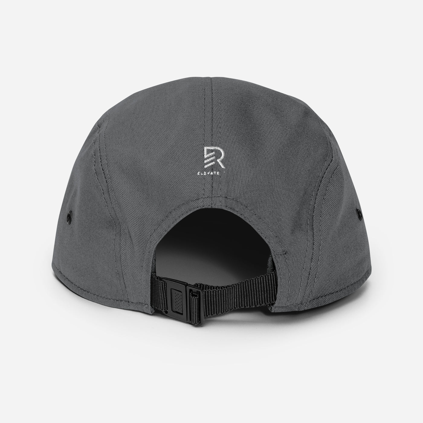 5 Panel Heather Gray Camper Cap - Feed Your Focus