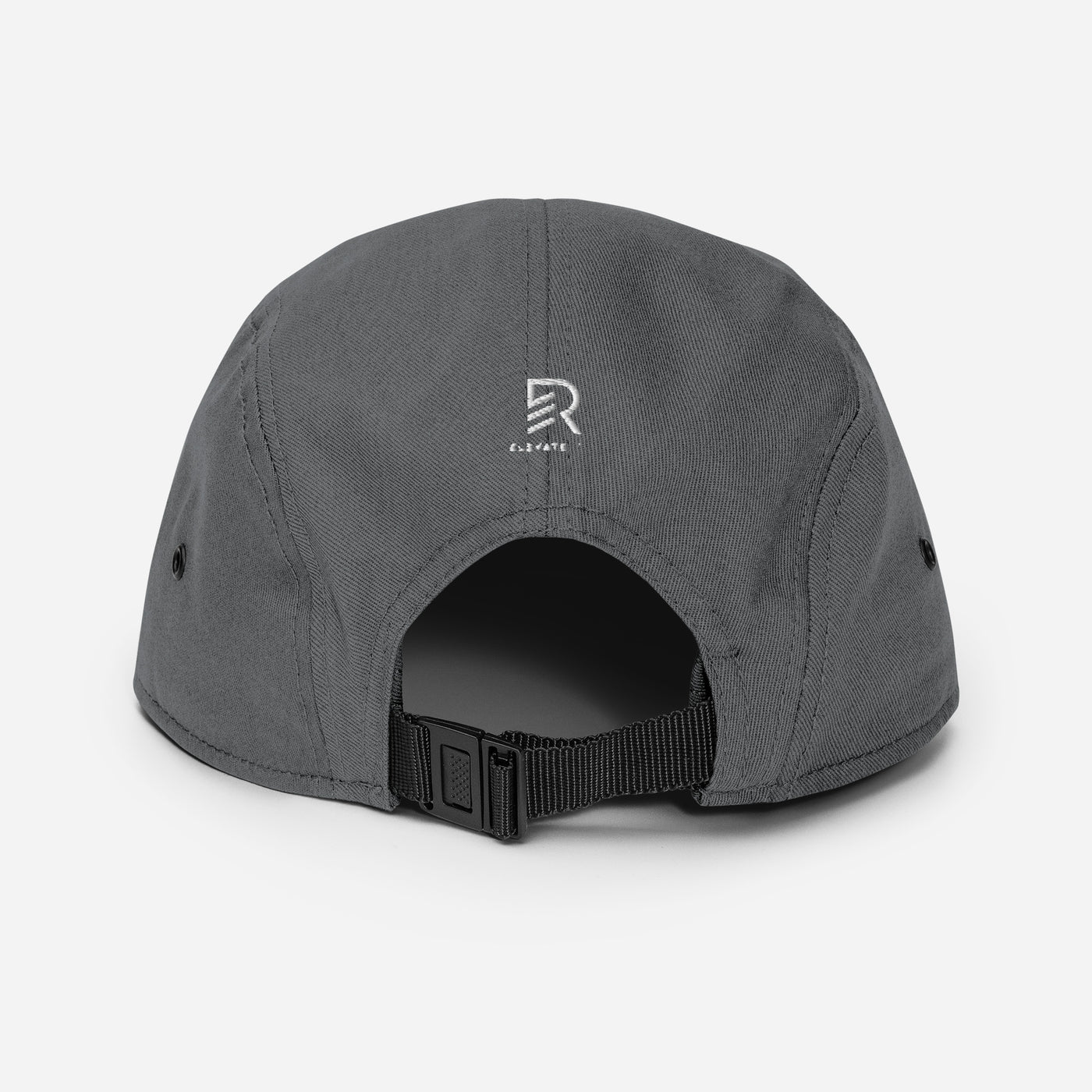 5 Panel Heather Gray Camper Cap - Focus On The Good Things