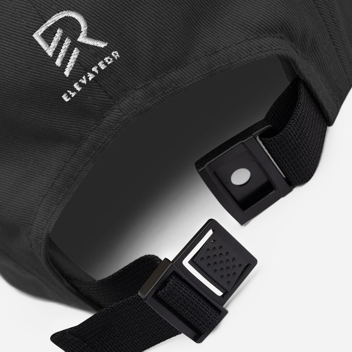 Five Panel Black Cap - Focus On Goals