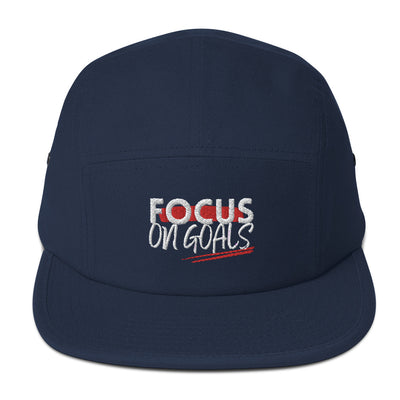 Five Panel Navy Cap - Focus On Goals