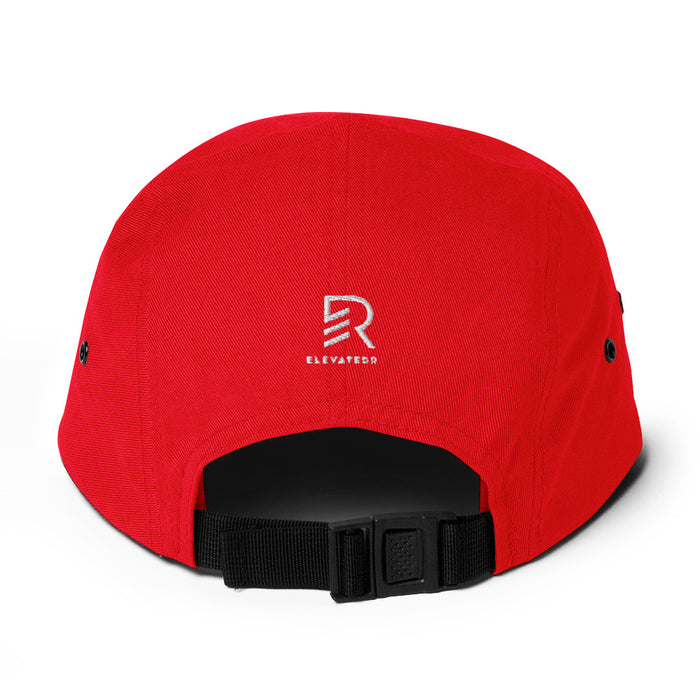 Five Panel Red Cap - Focus On Goals