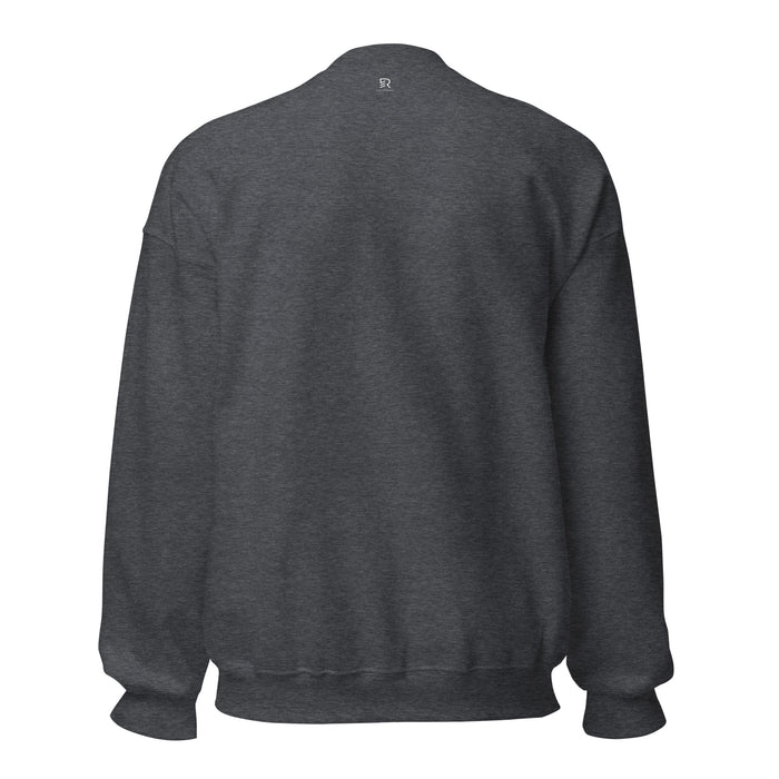 Men's Crew Neck Dark Gray Sweatshirt - Be Focused Proverbs 425
