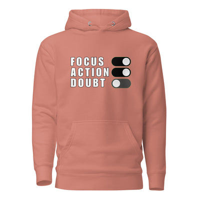 Men's Hoodie - Focus Action Doubt