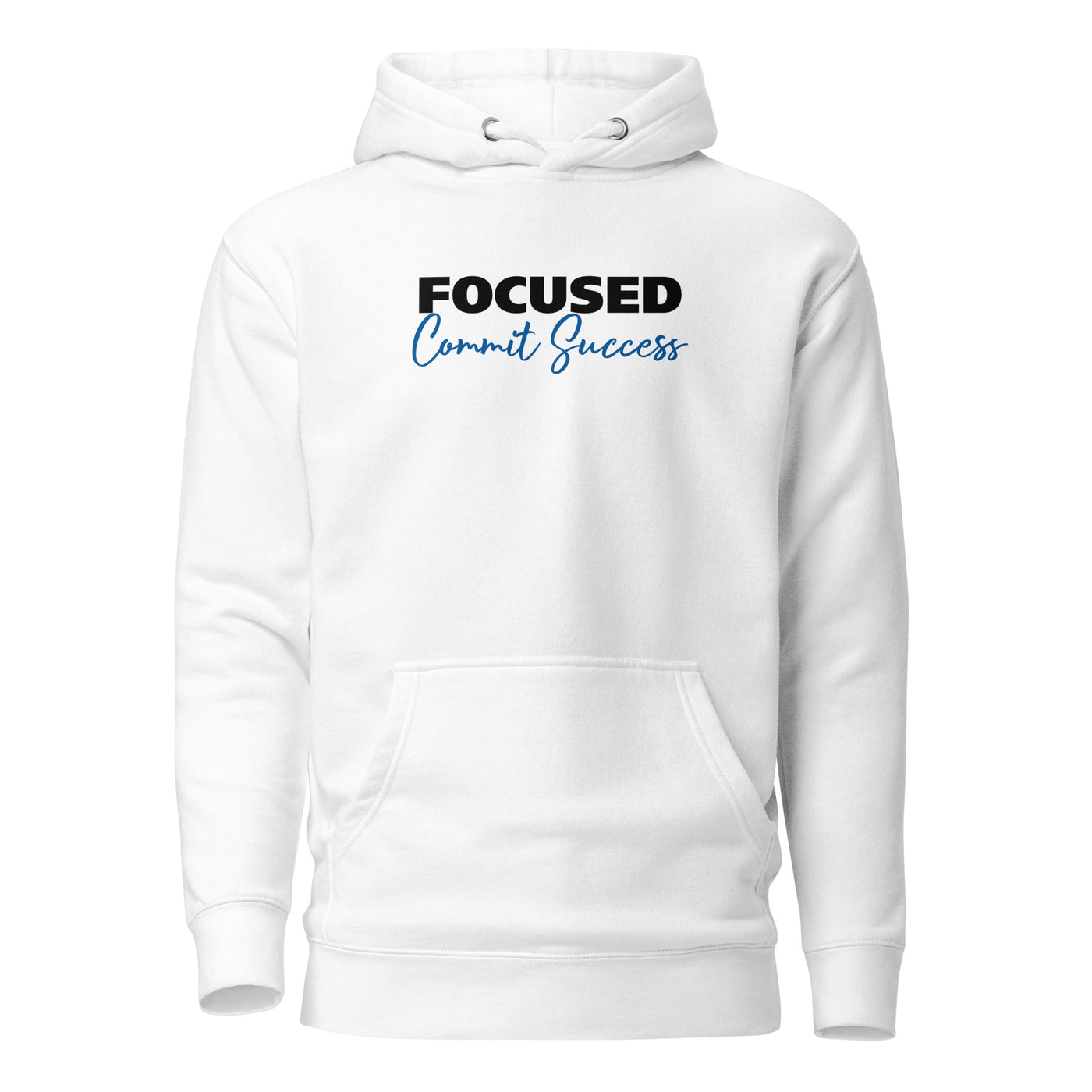 Men's Hoodie - Focused Commit Success