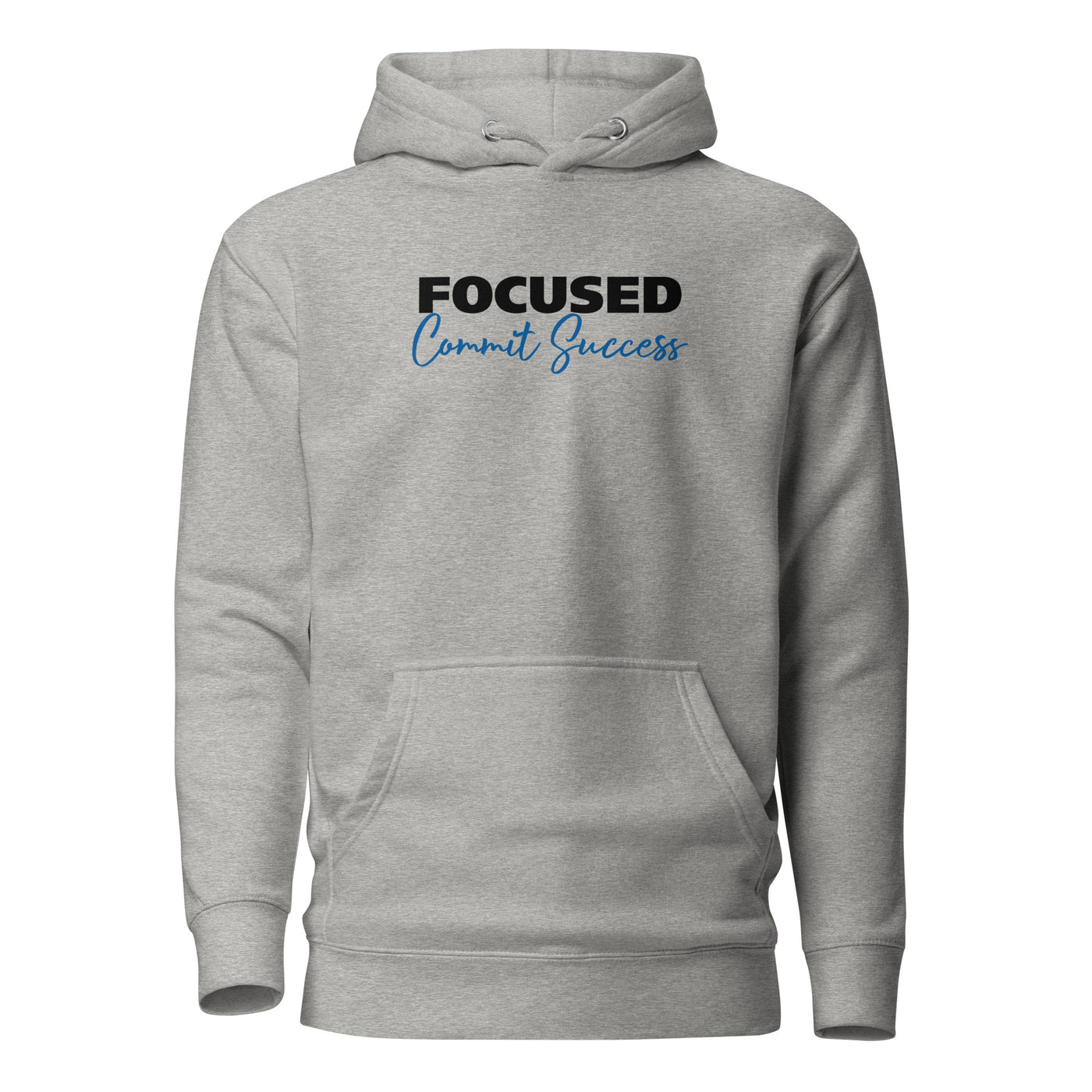 Men's Hoodie - Focused Commit Success