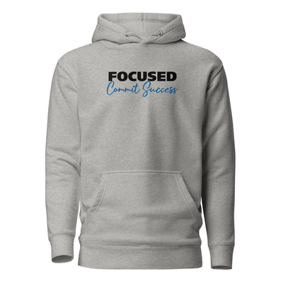 Men's Hoodie - Focused Commit Success