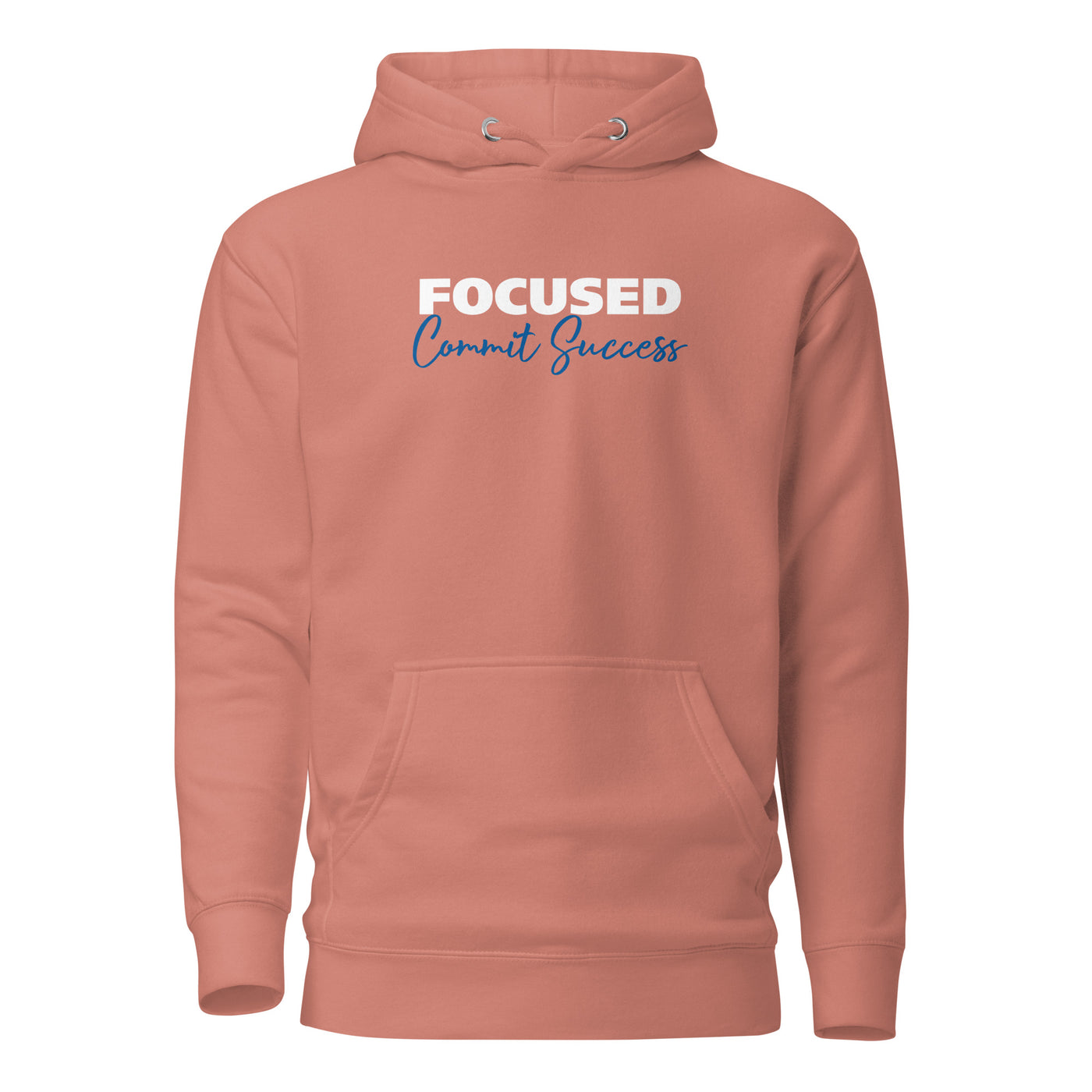 Men's Hoodie - Focused Commit Success