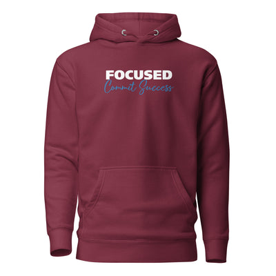 Men's Hoodie - Focused Commit Success