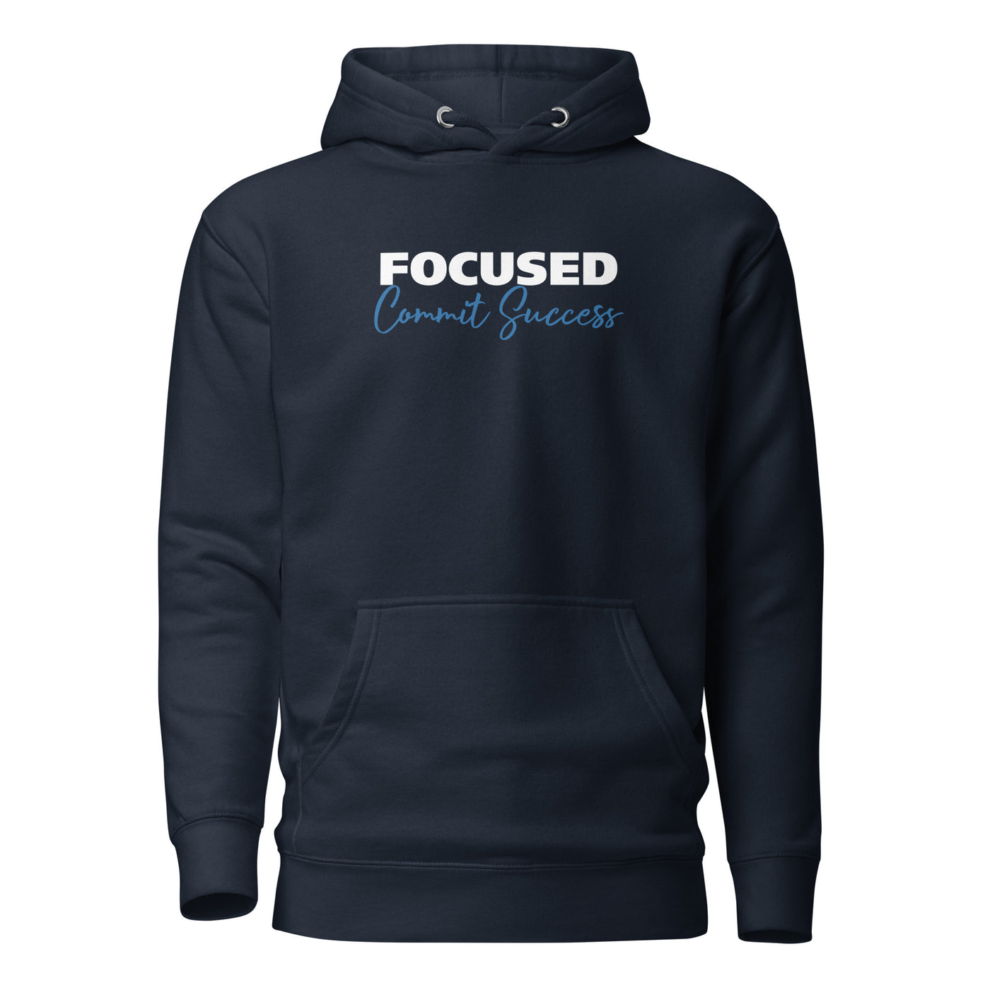 Men's Hoodie - Focused Commit Success