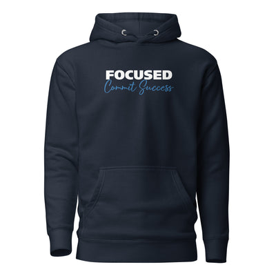 Men's Hoodie - Focused Commit Success