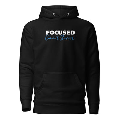 Men's Hoodie - Focused Commit Success
