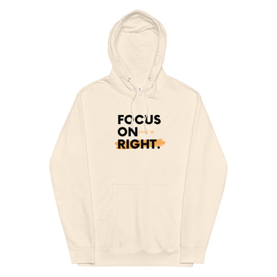 Men's Midweight Bone Hoodie - Focus on Right