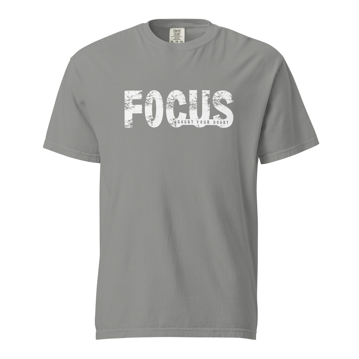Women's Garment-dyed Heavyweight T-Shirt - Focus Doubt Your Doubt