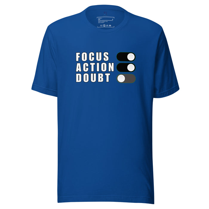 Womens-Blue-Staple-T-Shirt-Focus-Action-Doubt
