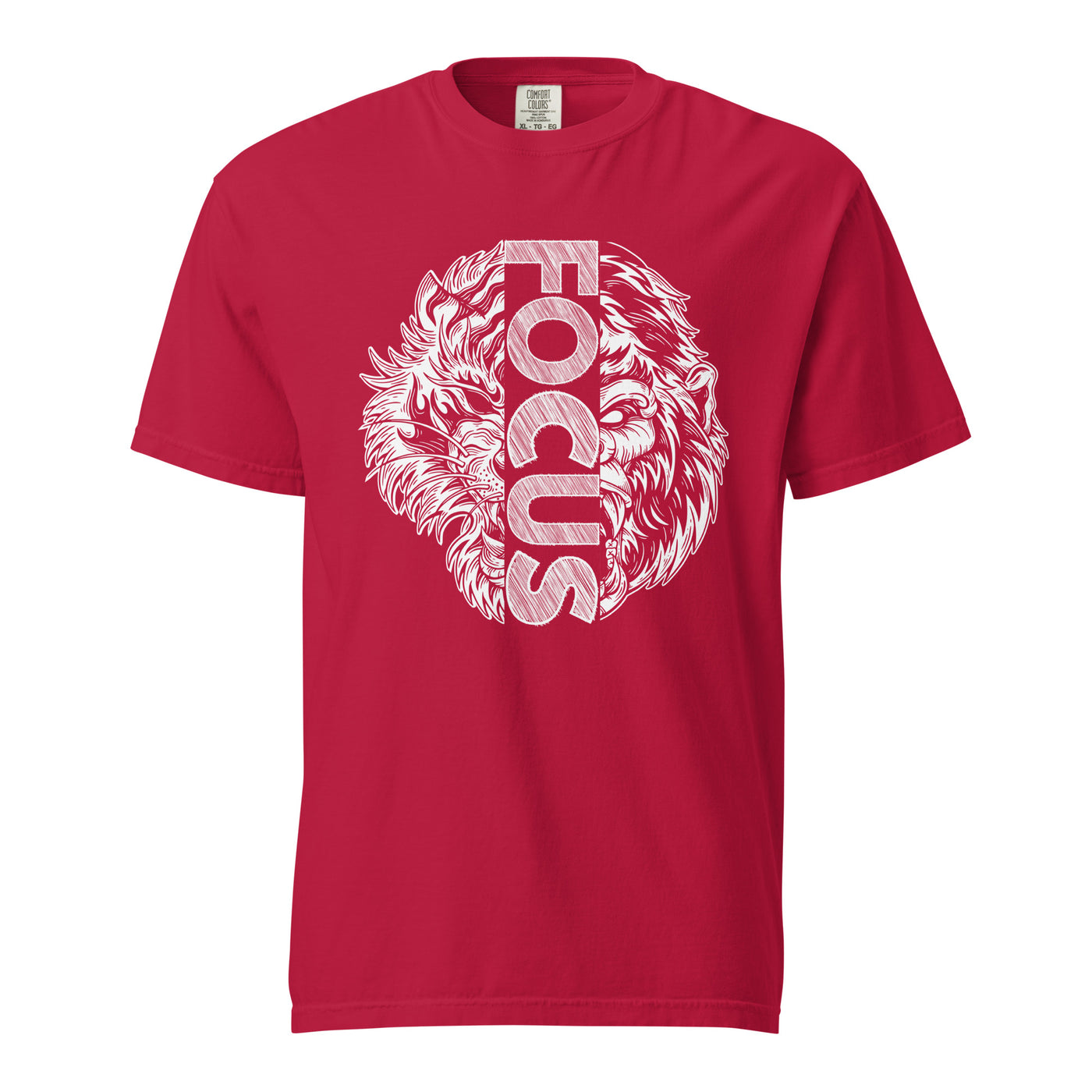 Women's Garment-dyed Heavyweight T-Shirt - Focus