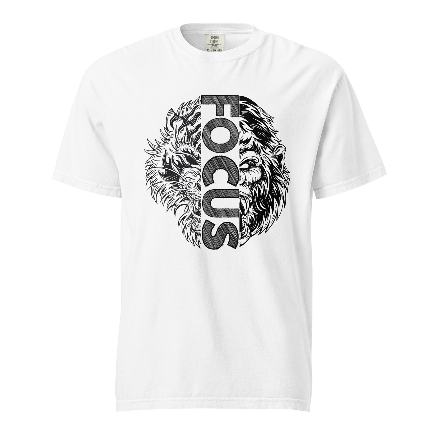 Women's Garment-dyed Heavyweight T-Shirt - Focus