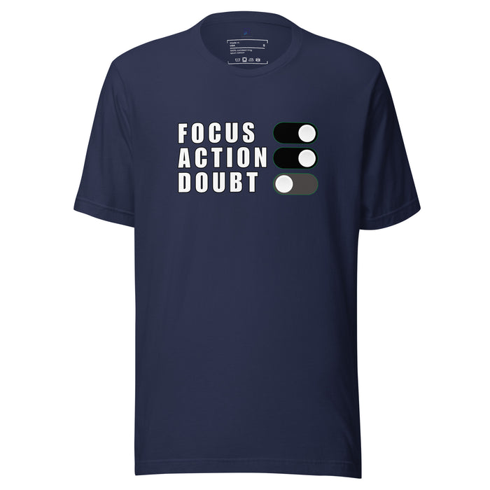 Womens-Navy-Staple-T-Shirt-Focus-Action-Doubt