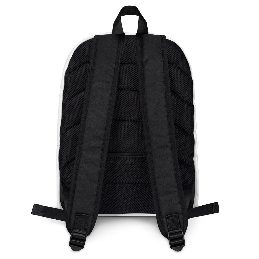 White Backpack - Never Lose Focus