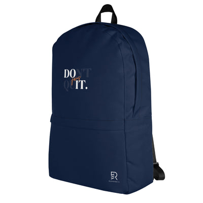 Navy Backpack - Focus Don't Quit