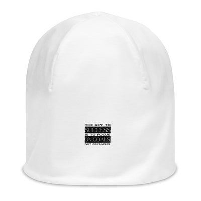 White Beanie - Focus On Goals