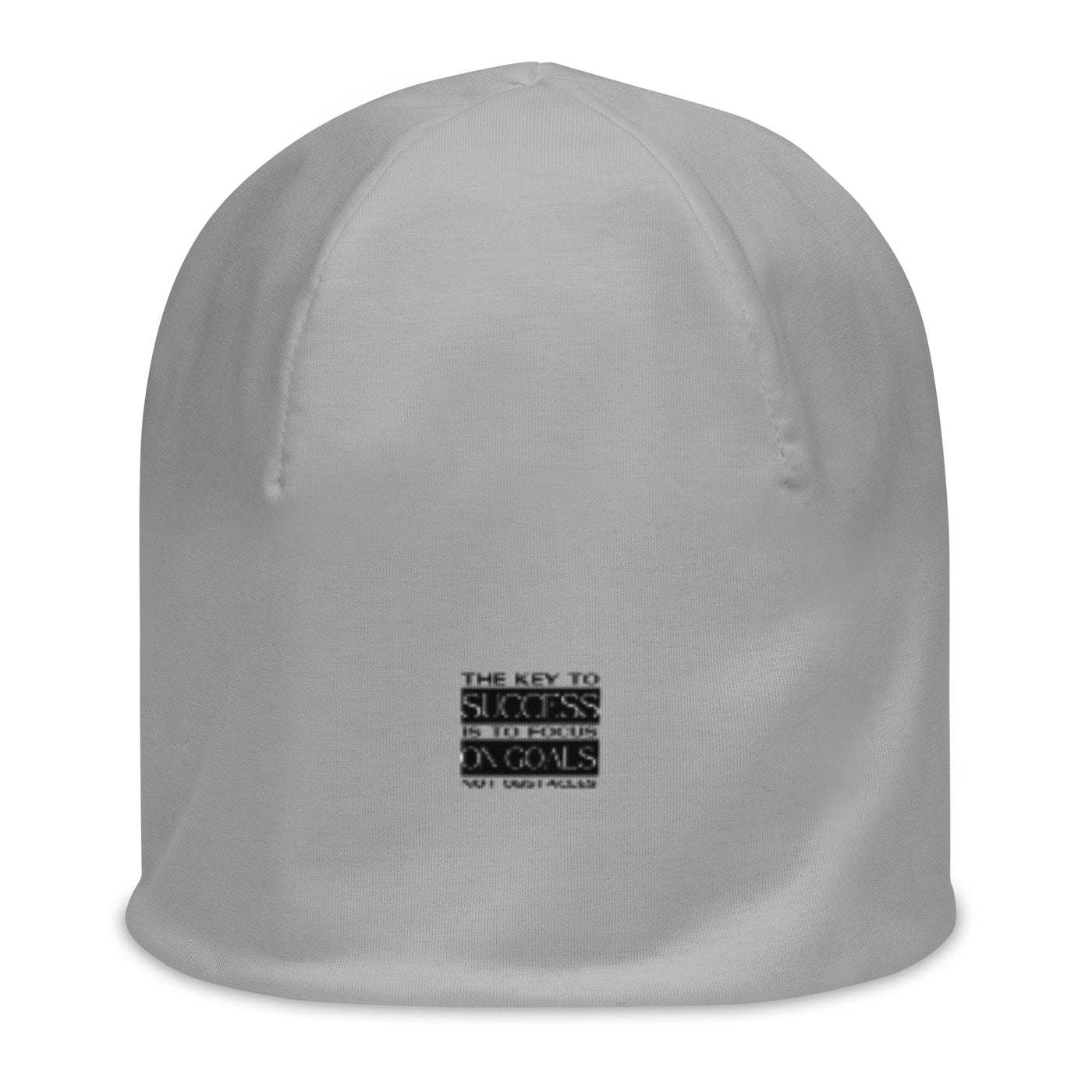 Silver Beanie - Focus On Goals