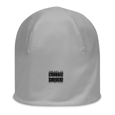 Silver Beanie - Focus On Goals