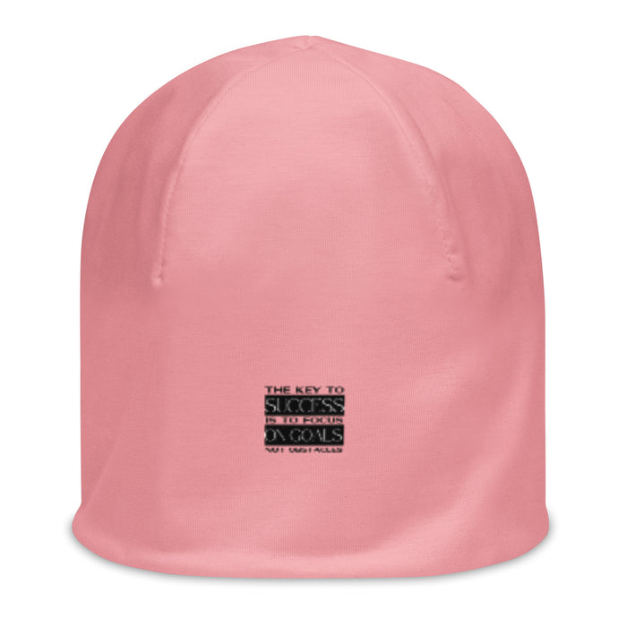 Light Pink Beanie - Focus On Goals