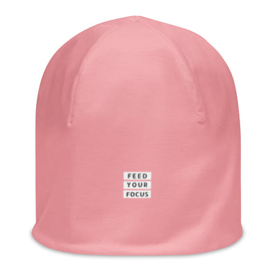 Light Pink Beanie - Feed Your Focus