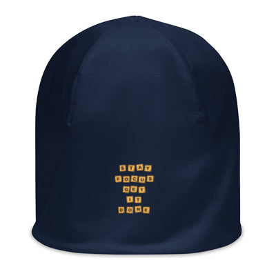 Navy Beanie - Stay Focus Get It Done