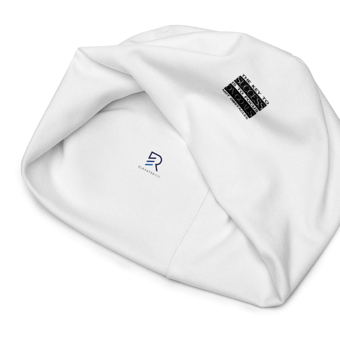 White Beanie - Focus On Goals