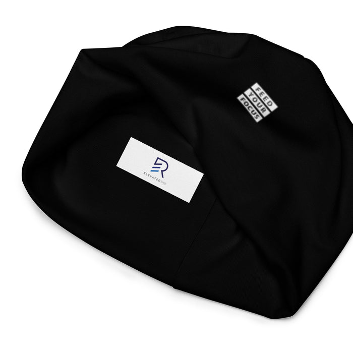 Black Beanie - Feed Your Focus