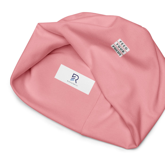Light Pink Beanie - Feed Your Focus