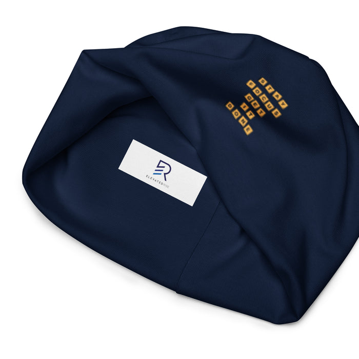 Navy Beanie - Stay Focus Get It Done