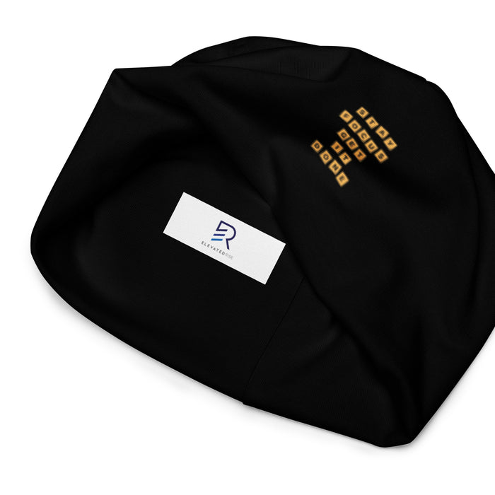 Black Beanie - Stay Focus Get It Done