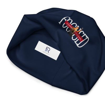 Navy Beanie - Focused Commit Success