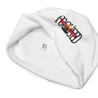 White Beanie - Focused Commit Success