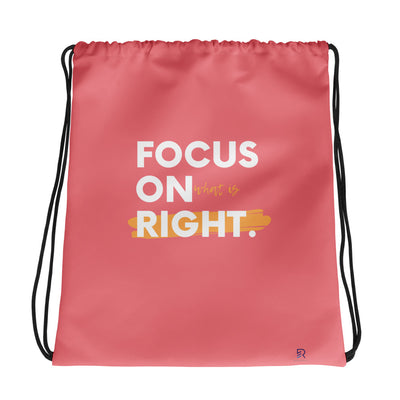Froly Drawstring Bag - Focus On What Is Right