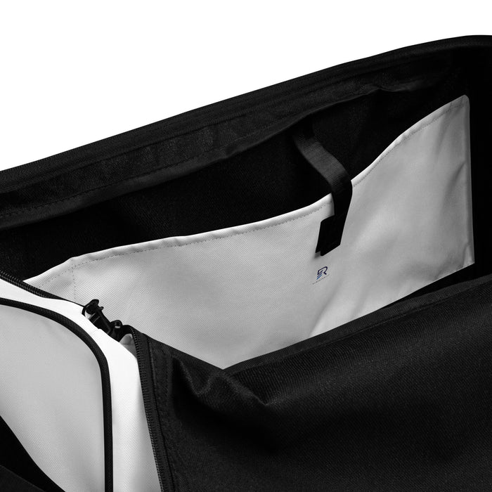 White Duffle Bag - Stay Focus