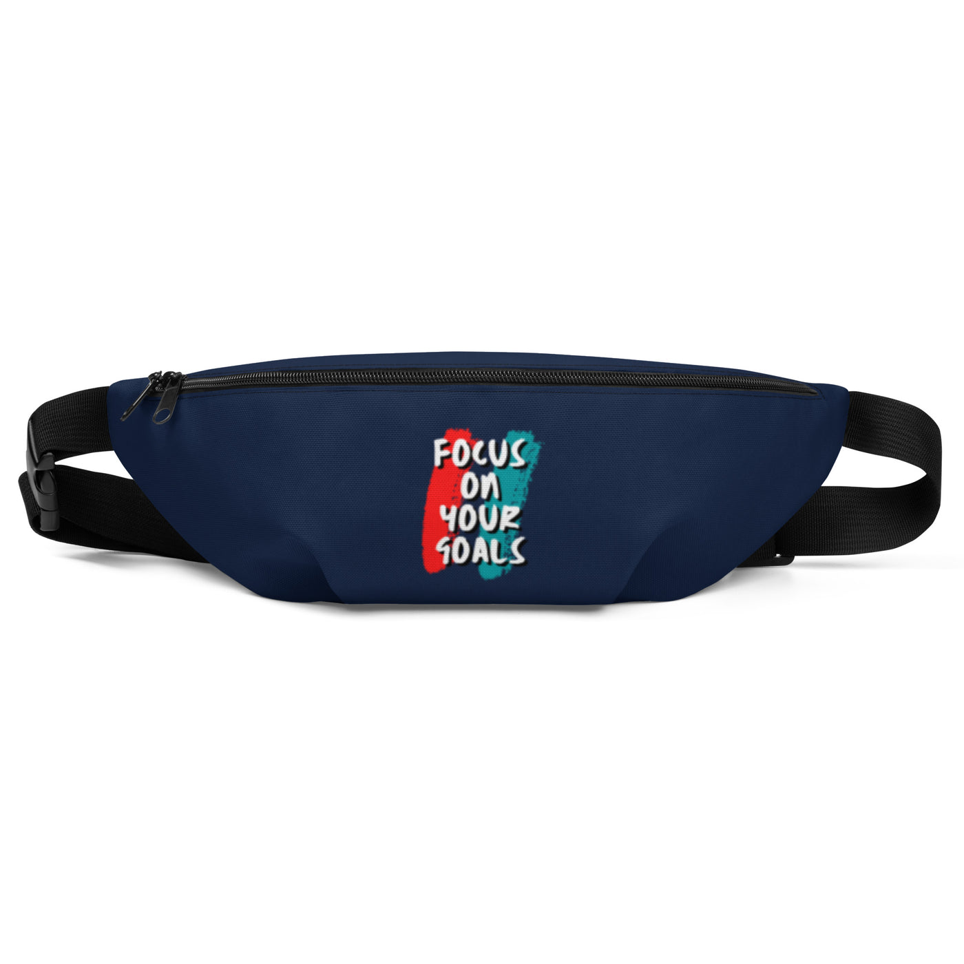 Navy Fanny Pack - Focus On Your Goals