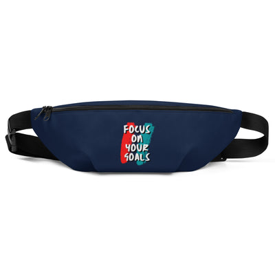 Navy Fanny Pack - Focus On Your Goals