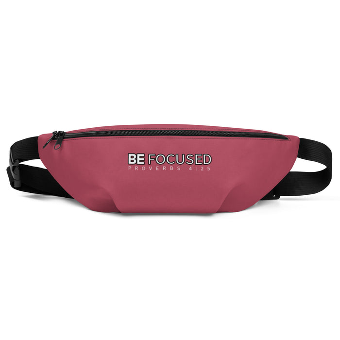 Hippie Pink Fanny Pack - Be Focused Proverbs 4:25