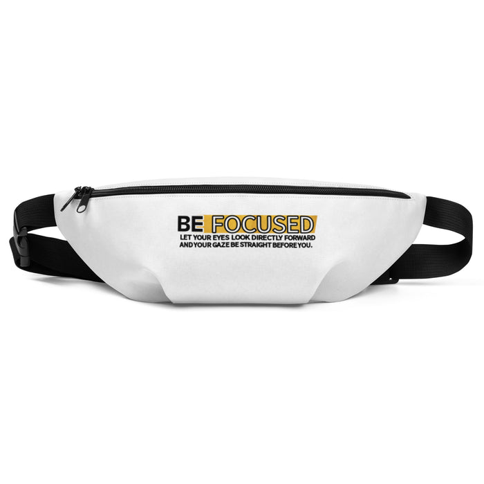 White Fanny Pack - Be Focused