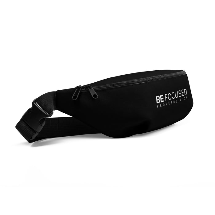 Black Fanny Pack - Be Focused Proverbs 4:25
