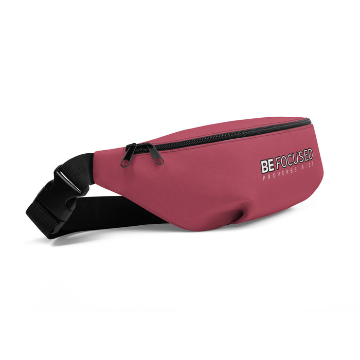 Hippie Pink Fanny Pack - Be Focused Proverbs 4:25