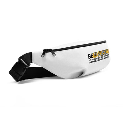 White Fanny Pack - Be Focused