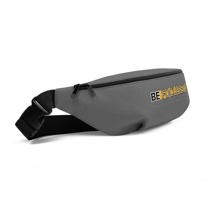 Gray Fanny Pack - Be Focused