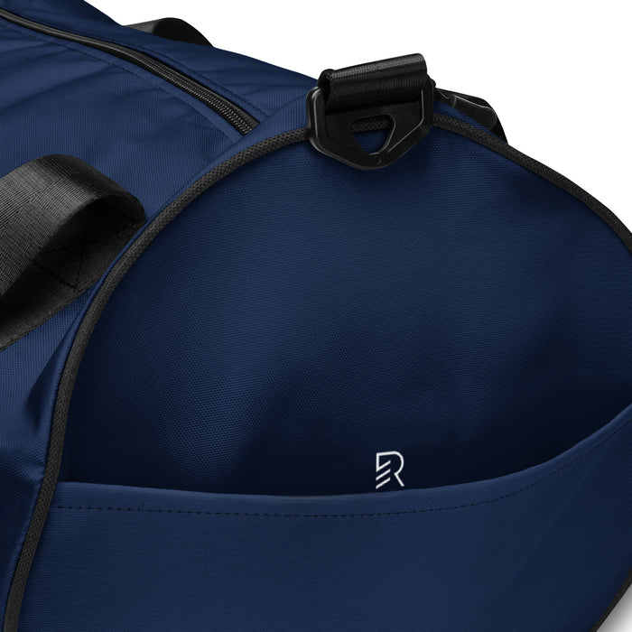 Navy Gym Bag - Stay Focus Work Hard