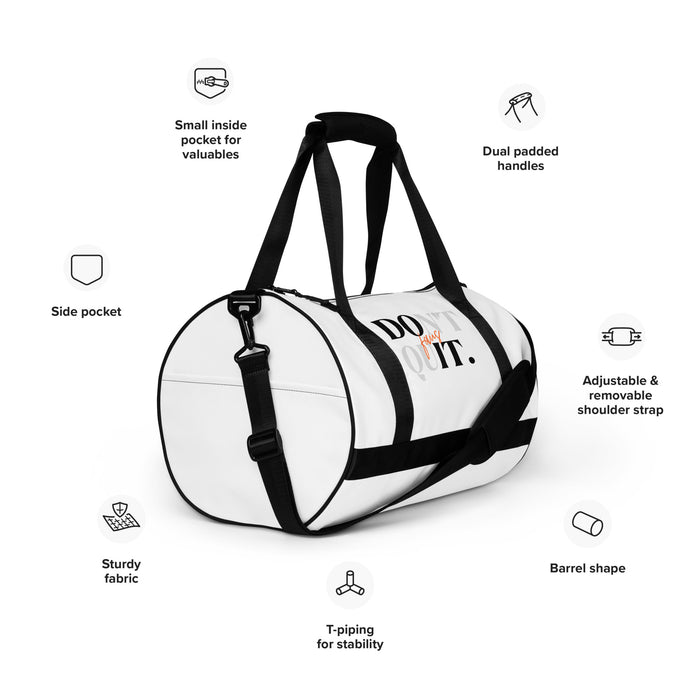 White Gym Bag - Focus Don&